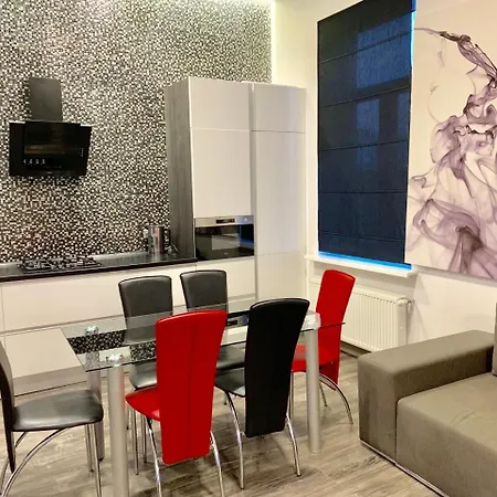 сучасні на площі ринок з панорамним видом на дахи львова Apartment