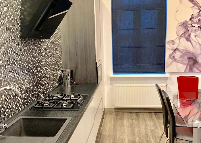 сучасні на площі ринок з панорамним видом на дахи львова Appartement